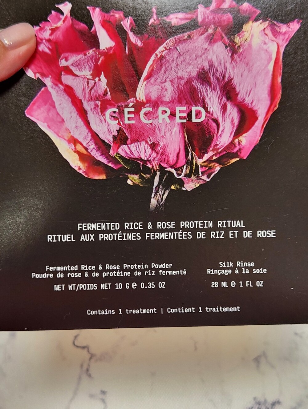 CÉCRED Fermented Rice & Rose Protein Ritual 1 Treatment - Picture 2 of 5